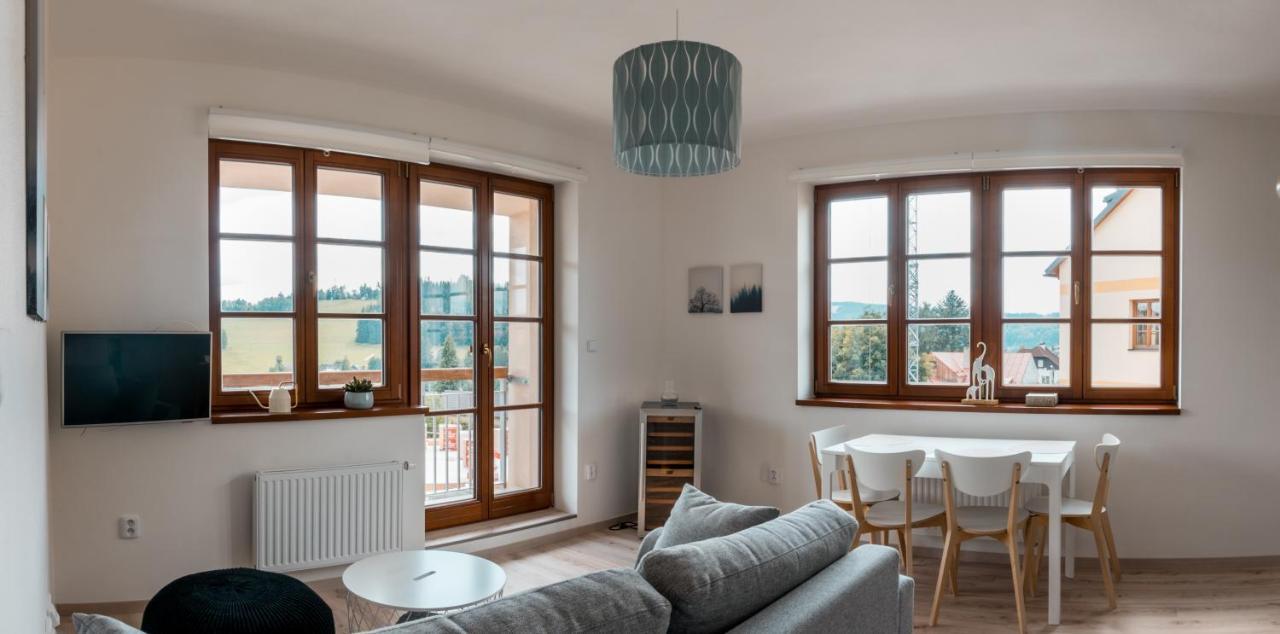 Apartman Sjezdovka Kasperske Hory Buitenkant foto